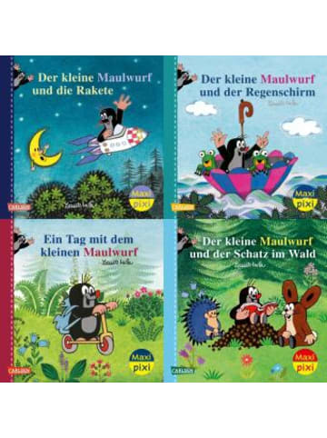 Carlsen Buch - Maxi-Pixi-4er-Set 117: Neue Abenteuer mit dem kleinen Maulwurf (4x1 Exem