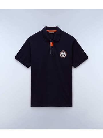 Napapijri Polo "E-Clanis Ss" in Blue Marine