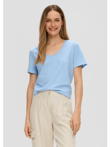 s.Oliver T-Shirt kurzarm in Blau