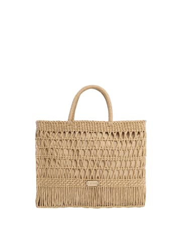 FOR TIME Strandtasche Larache (B)40 x (H)32 x (T)10 cm in Braun