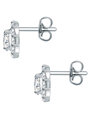 Trilani Ohrstecker Sterling Silber Zirkonia in silber