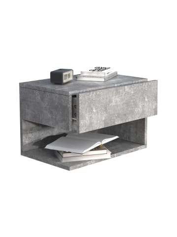 ebuy24 Nachttisch UsalS 7 Beton  45 x 32 cm