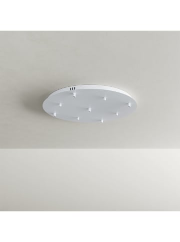 s.LUCE Modular Hängeleuchten-Baldachin 3-flammig oder 5-flammig in Weiß