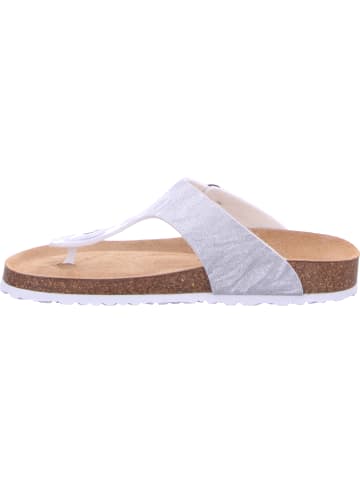 Tamaris Bio-Pantolette in silber