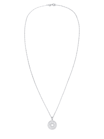 Elli Halskette 925 Sterling Silber Münze in Silber