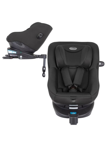 Graco Reboarder-Kindersitz Turn2Me i-Size ab Geburt - 4 in schwarz