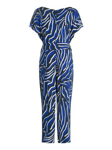 Betty Barclay Jumpsuit mit Eingrifftaschen in Blau/Blau