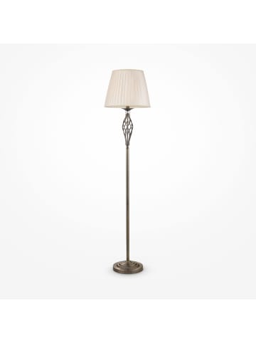 Licht-Erlebnisse Stehlampe (B)38 x (L)38 x (H)165 cm in Messing antik Beige