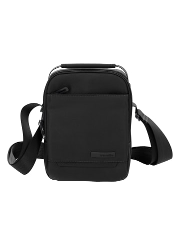 travelite Workfloow Mini Bag Umhängetasche 17 cm in schwarz