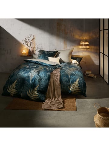 Erwin Müller Mako-Satin Kissenbezug in petrol-beige