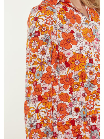 gaya Women Dress in orange multicolor