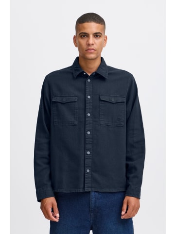 BLEND Langarmhemd BHOvershirt 20717243 modisches Langarmhemd in Blau