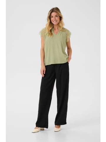 Cream Kurzarm-Bluse CRNola Straight fit in Tea