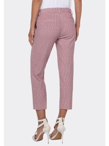 Liverpool Culotte Kelsey in sweet berry mini box plaid