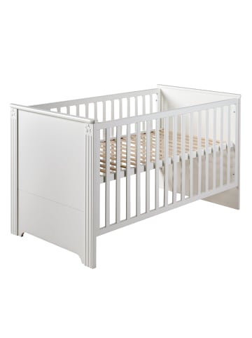 roba Kombi-Kinderbett Maxi 3-fach höhenverstellbar, umbaubar 70 x 140 cm - Weiß