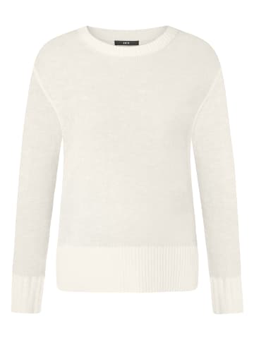 Zero  Pullover mit Alpakawolle in Eggnog