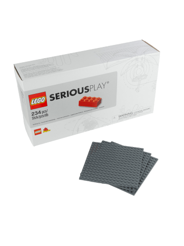 LEGO Serious Play 2000414 Set + 3 Platten 237 Teile - ab 3 Jahren in multicolored