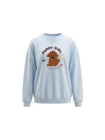 myMo Women Sweatshirt in Light Blue
