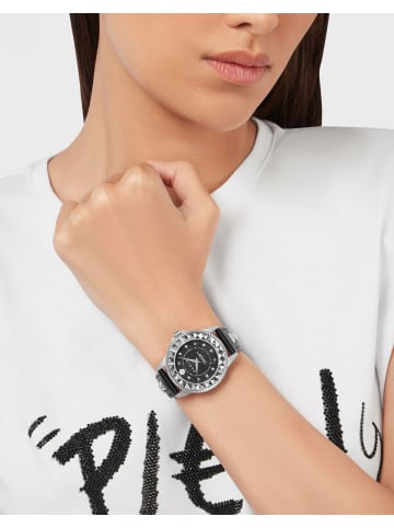 Philipp Plein Analoguhr für Damen in schwarz