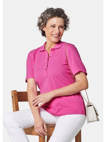 GOLDNER Poloshirt in hochwertiger Pikee-Qualität in pink
