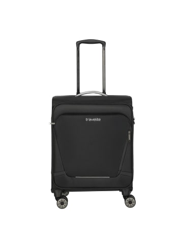 travelite Jetpack Max 4 Rollen Kabinentrolley 55 cm in schwarz