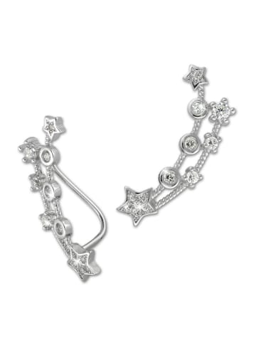 SilberDream Ohrringe 925 Sterling Silber Ear Cuff Sternenschweif Ohrklemme