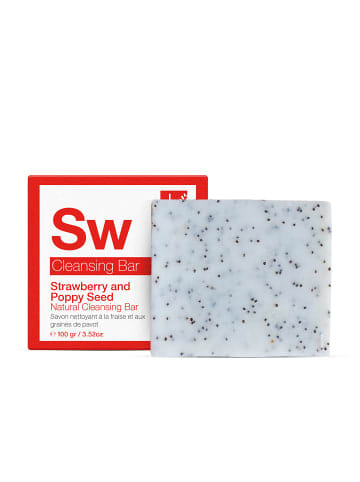 Dr Botanicals Strawberry & Poppy Seed Cleansing Bar 100gr