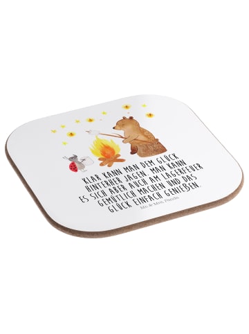 Mr. & Mrs. Panda Untersetzer für Gläser Bär & Marienkäfer Lagerf... in Weiß