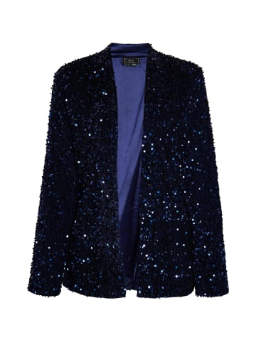 faina Damen Blazer Mit Pailletten in Marine