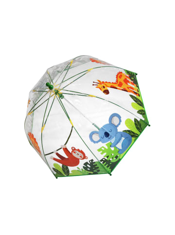 Yuhu.kids Kinder Regenschirm Dschungel Tiere in Mehrfarbig
