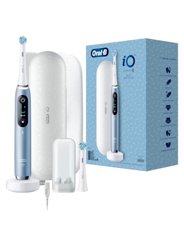 Oral-B Elektrische Zahnbürste "iO Series 9 + Lade-Reiseetui & Tasche" in Blau