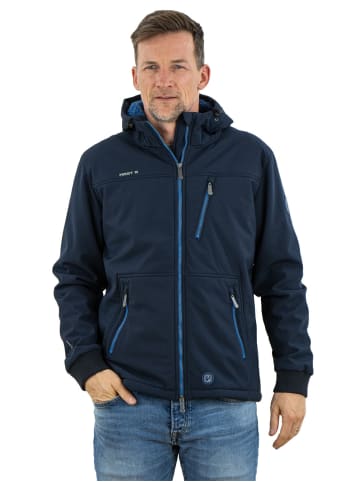 First B Softshelljacke "Albero", Funktionsjacke mit Fleecefutter in navy