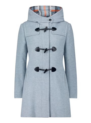 Gil Bret Dufflecoat mit Kapuze in Bright Blue Melange