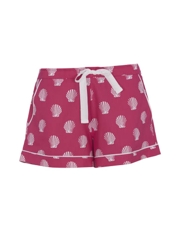 Cyberjammies Sofia Womens Shell Print Shortss in Pink