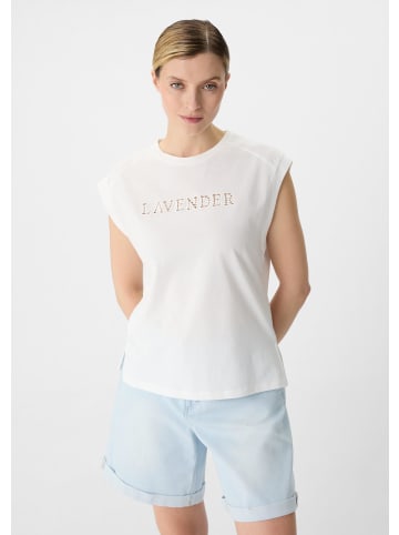 comma T-Shirt in 0100_weiß