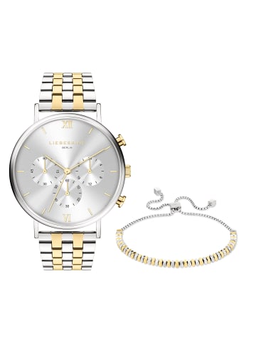 LIEBESKIND BERLIN Uhr & Armband Bicolor Edges in bicolor