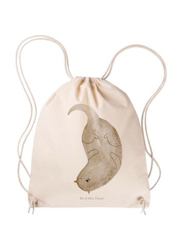 Mr. & Mrs. Panda Sportrucksack Otter Kopfüber ohne Spruch in Creme