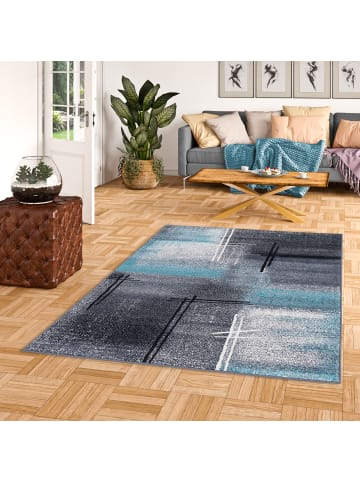 Pergamon Teppich Brilliant Verlauf in blau