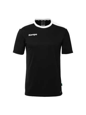 Kempa Trainings-T-Shirt Emotion 27 Kids in schwarz/weiß