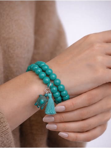 collezione alessandro Armband " Tartaruga " in petrol