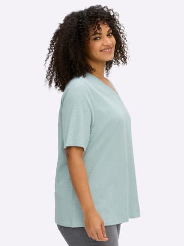 sheego Shirt in kalkmint