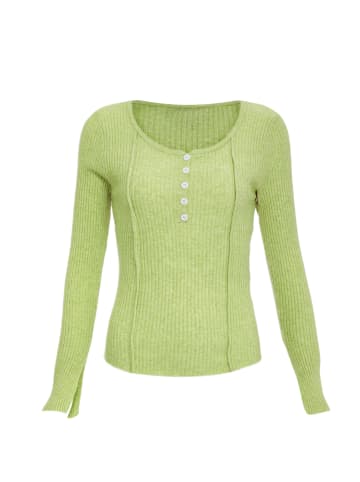 DreiMaster Klassik Sweater in Oliv