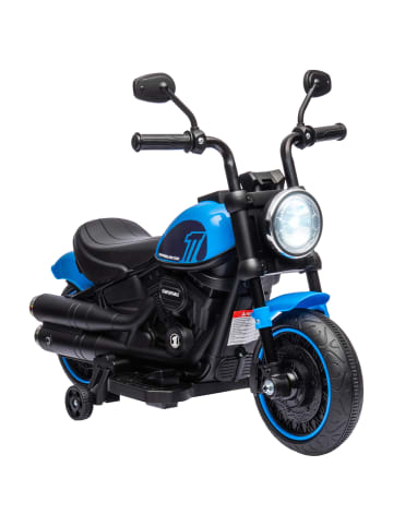 HOMCOM Elektromotorrad 3 km/h 1,5-3 Jahre Blau