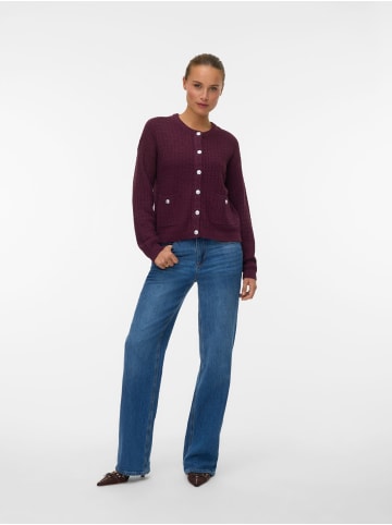 Vero Moda Strickjacke in Winetasting