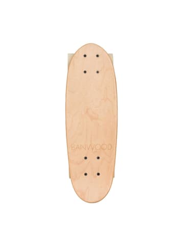 BANWOOD Skateboard aus Holz für Kinder, ab 3 Jahren, Natur