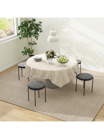 HOMCOM Esszimmerhocker-41,5L x 41,5B x 46H cm-Dunkelgrau