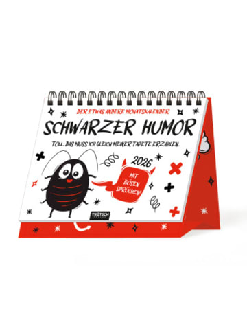 Trötsch Kalender - Trötsch Aufstellkalender Schwarzer Humor 2026