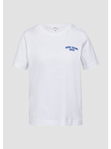 s.Oliver T-Shirt in 01D0_weiß