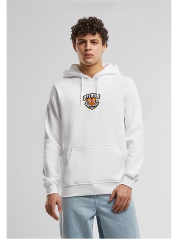 Mister Tee Hoodie "Detroit Tiger Head Patch Hoody" in Weiß
