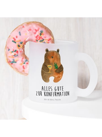 Mr. & Mrs. Panda Tee Tasse Bär Konfirmation mit Spruch in Transparent